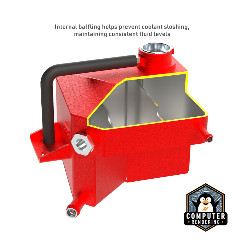 Mishimoto 2017+ Honda Civic Type R Aluminum Expansion Tank - Black - #MMRT-CTR-17EMWBK
