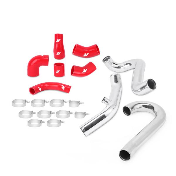 Mishimoto 08+ Mitsubishi Lancer Evolution X Blue Upper Intercooler Pipe Kit - #MMICP-EVO-10UBL