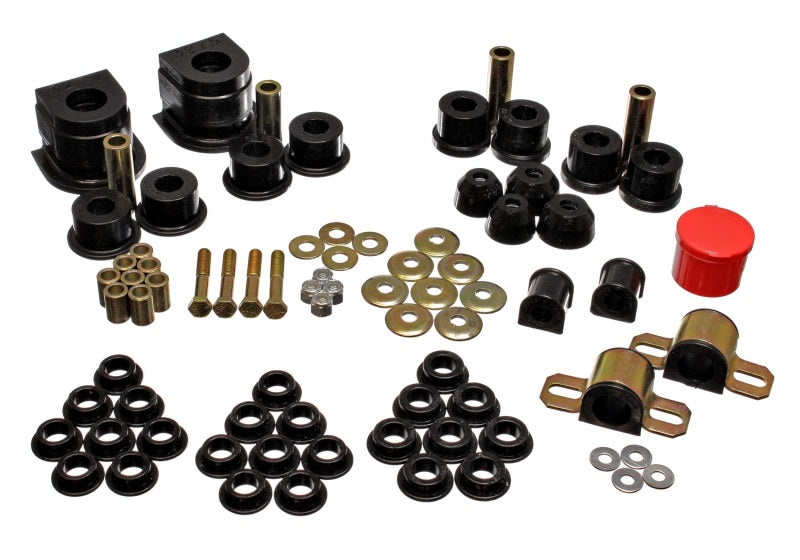 Energy Suspension for 86-91 RX7 Black Hyper-Flex Master Bushing Set 11.18101G