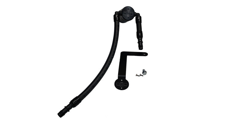 J&L 2003-2004 Mercury Marauder Passenger Side Oil Separator 3.0 - Black Anodized - #3046P-B