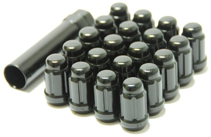 Wheel Mate 41885B Muteki Closed End Lug Nuts Deep Black M12x1.25
