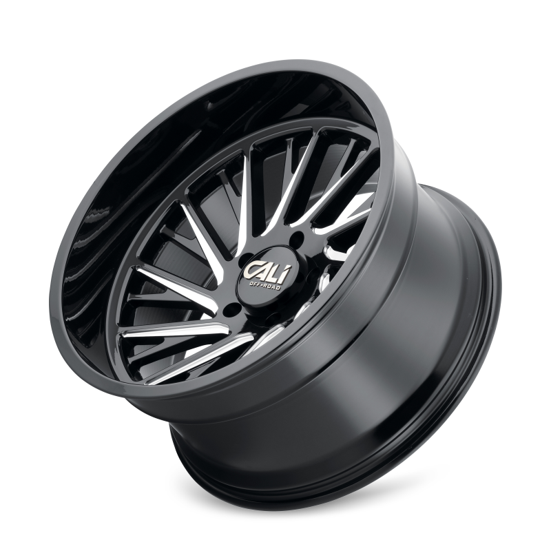Cali Off-Road Purge 9114 22x12 8x165.1 -51mm Gloss Black Milled Wheel 9114-22281BM