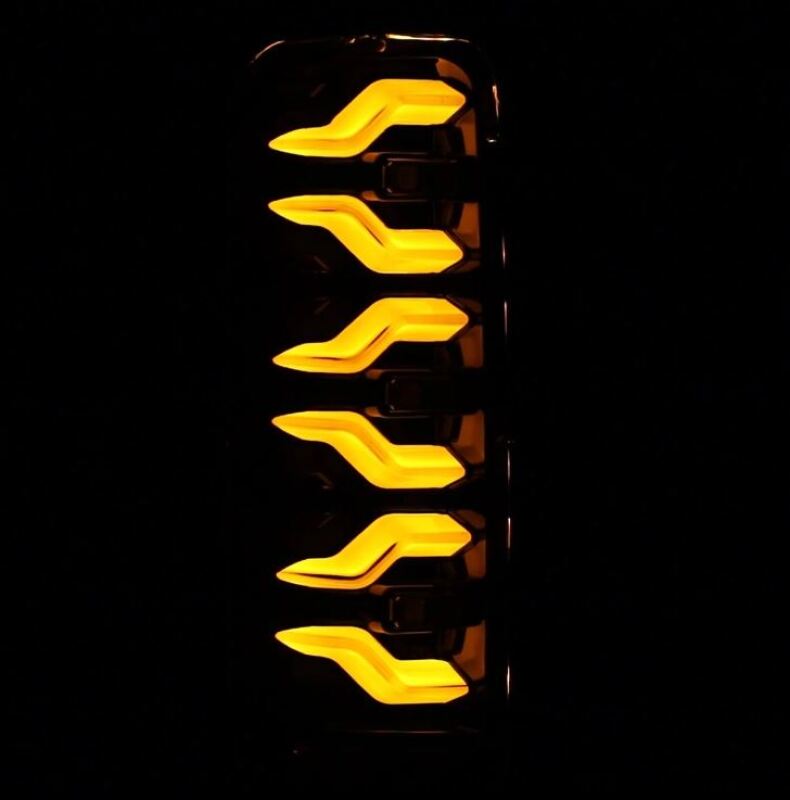 AlphaRex 658006 87-96 Ford Bronco/F-150 Luxx-Series LED Tail Lights - Alpha-Black
