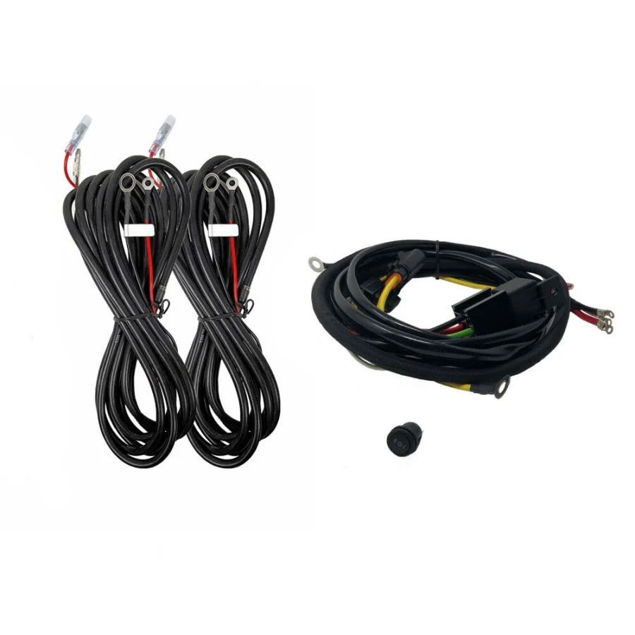 KC HiLiTES Platform One Profile SideCast 4-Light Wiring Kit for 03-23 Lexus GX/Toyota LC
