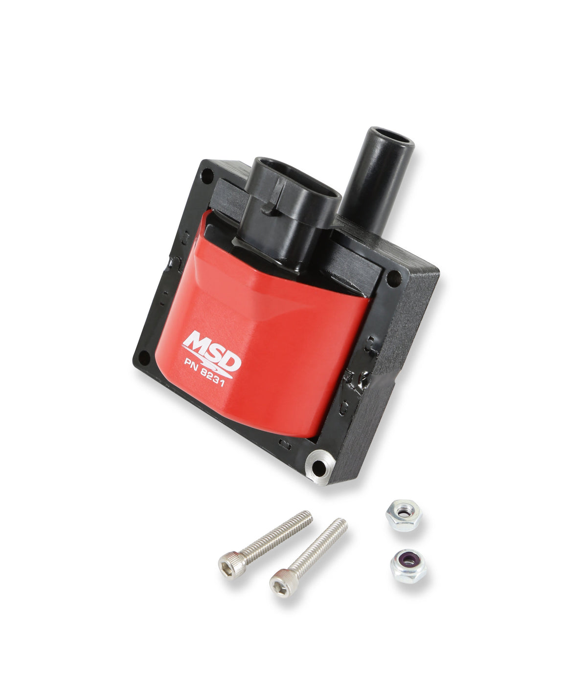 MSD 8231 Connector Coil, Red, 1996-1997 GM engines, Individual
