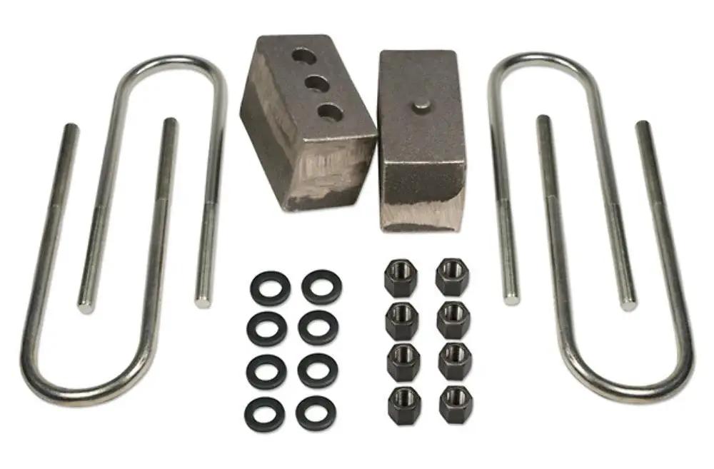 Tuff Country 97051 4in Rear Block and U-Bolt Kit for 2003-2023 Dodge Ram 3500 4WD (4in Axle)
