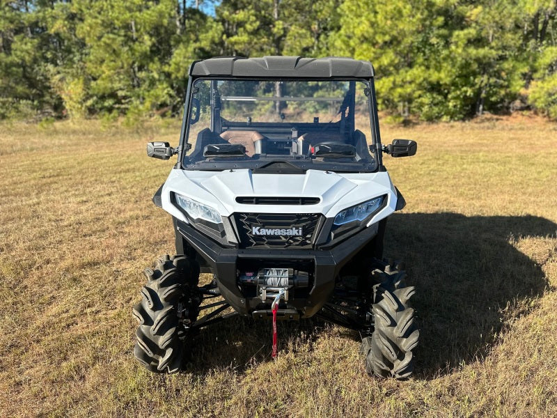 Seizmik 24+ Kawasaki Ridge Ranch Tool Less Windshield - Hardcoated 50-55317KIT
