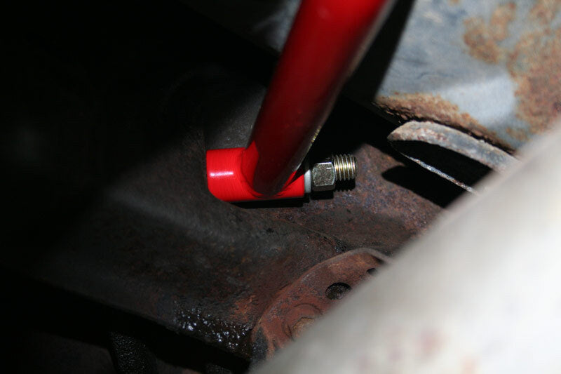 UMI Performance 4029-R Control Arm Reinforcements/Frame Braces Red