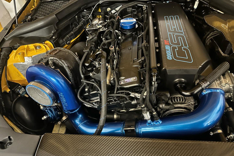 CSF 8400 Gen 2 B58 Race X Charge-Air-Cooler Manifold Raw Billet Aluminum Finish