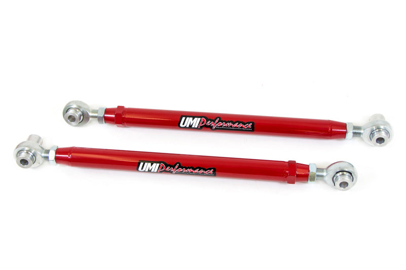 UMI Performance 1037CM-R Double Adjustable Lower Control Arms Chrome Moly Red