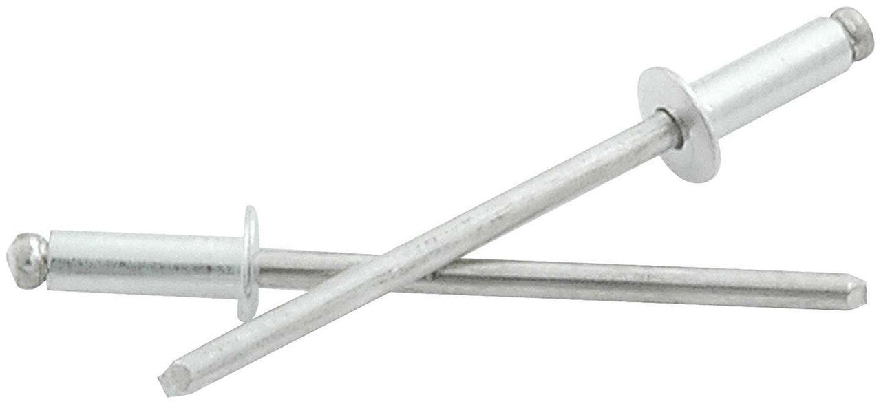 Allstar Performance 1/8in Aluminum Rivet Silver 25Pk 1/8in-1/4in ALL18191