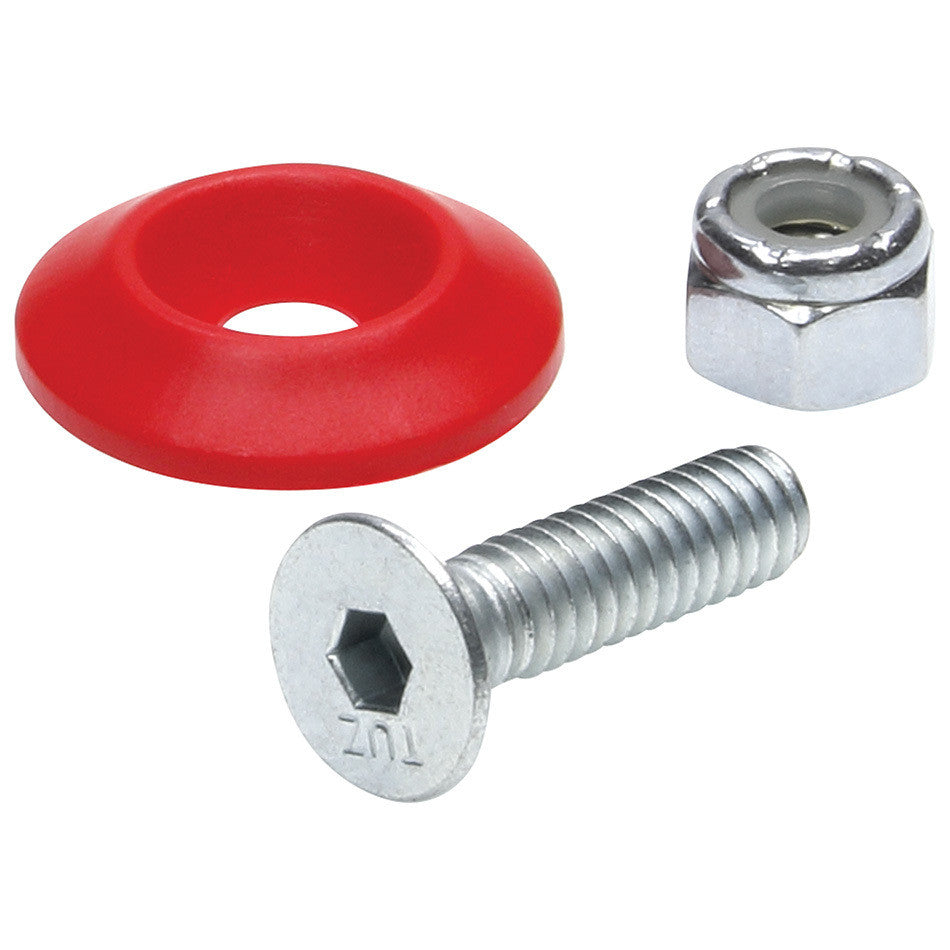 Allstar Performance Countersunk Bolt Kit Red 50pk ALL18682-50