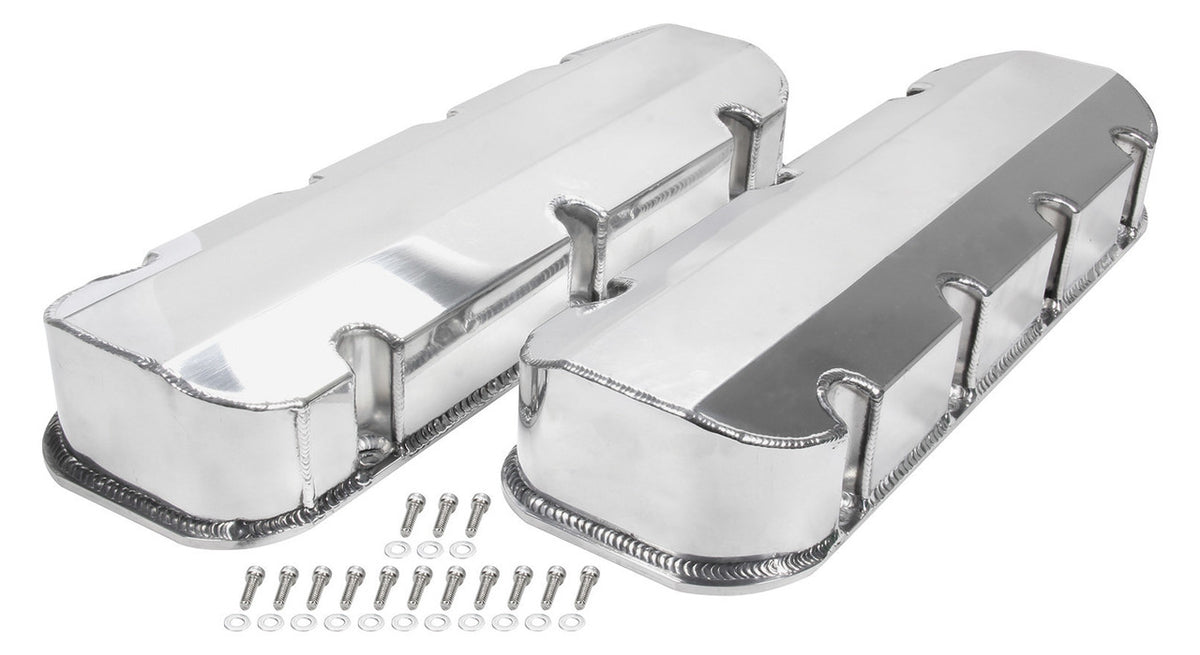 Allstar Performance Valve Covers BBC Fab Aluminum without Holes ALL26176