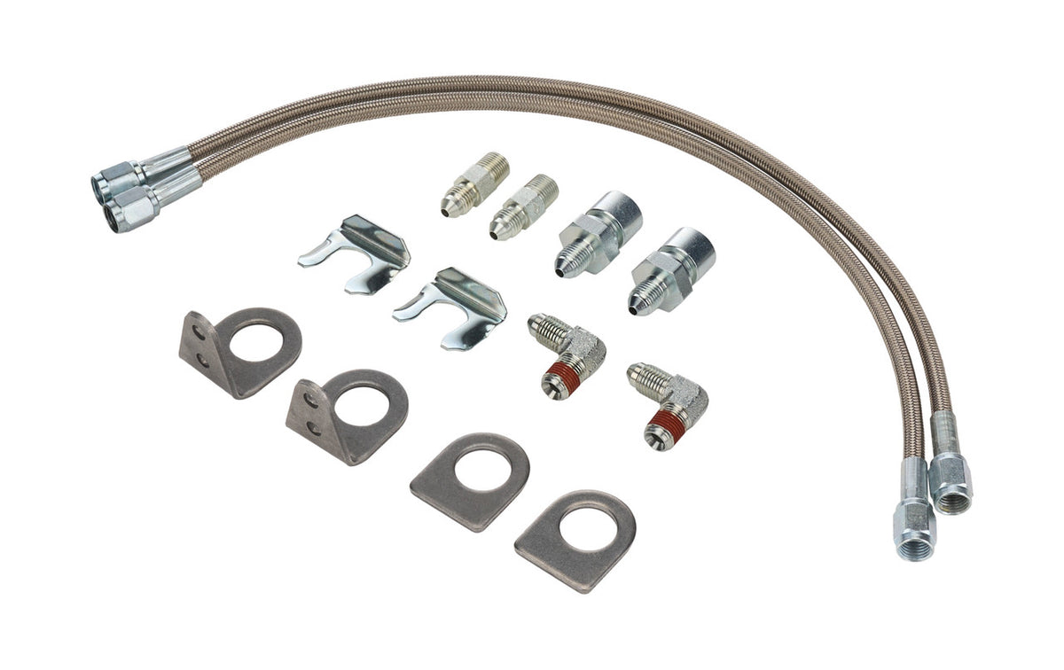Allstar Performance Brake Line Kit Drag Wilwood Strange Calipers ALL42048