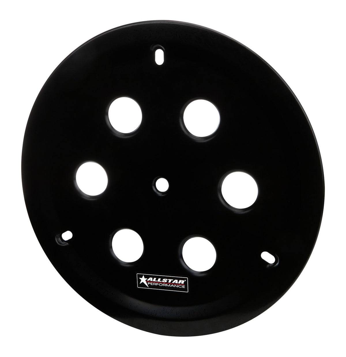 Allstar Performance Aluminum Wheel Cover Weld Style Multi-Hole Black ALL44143