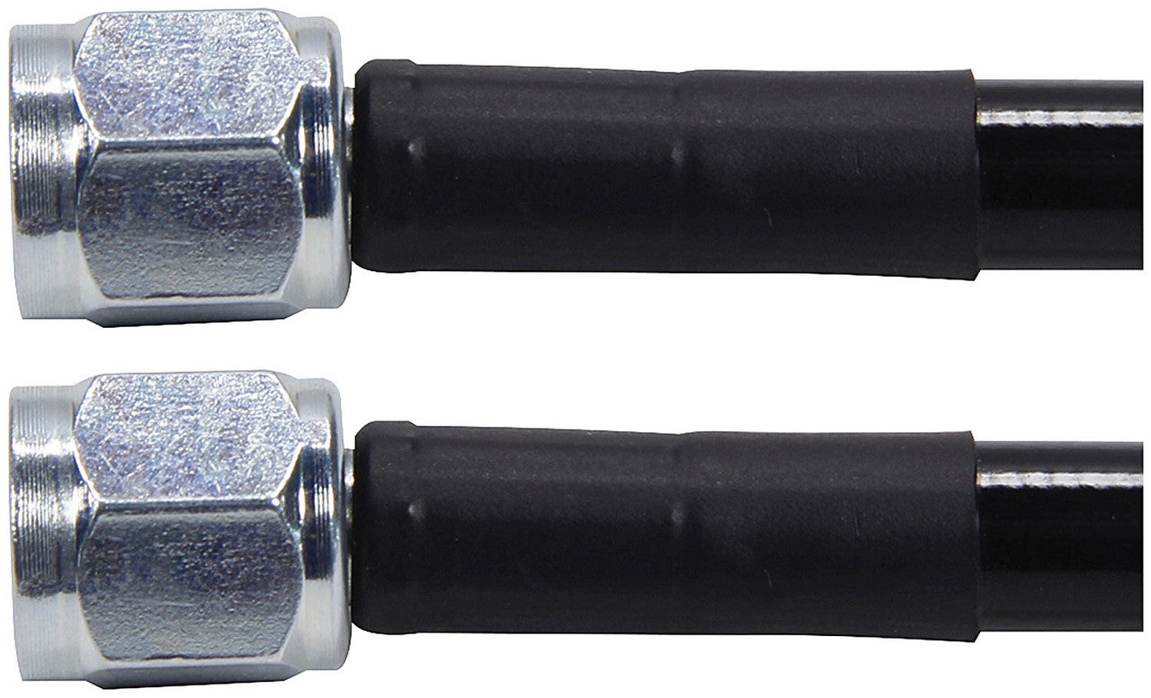 Allstar Performance Coated Braided Line 15in #3Hose -3 Straight/-3 Straight Steel ALL48430-15