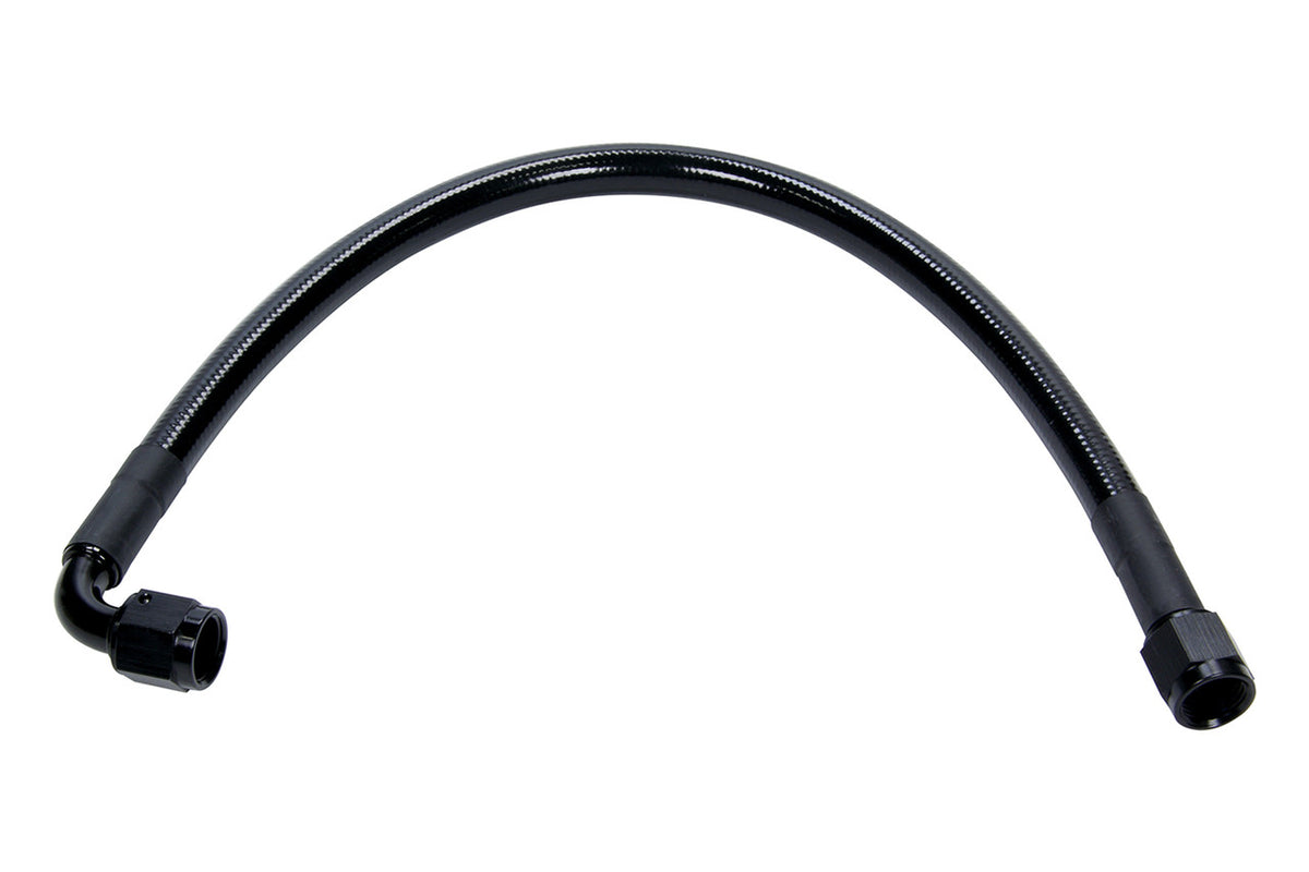 Allstar Performance Coated Braided Line 12in #6 Hose -6 Straight/-6 90 Degree ALL48466-12