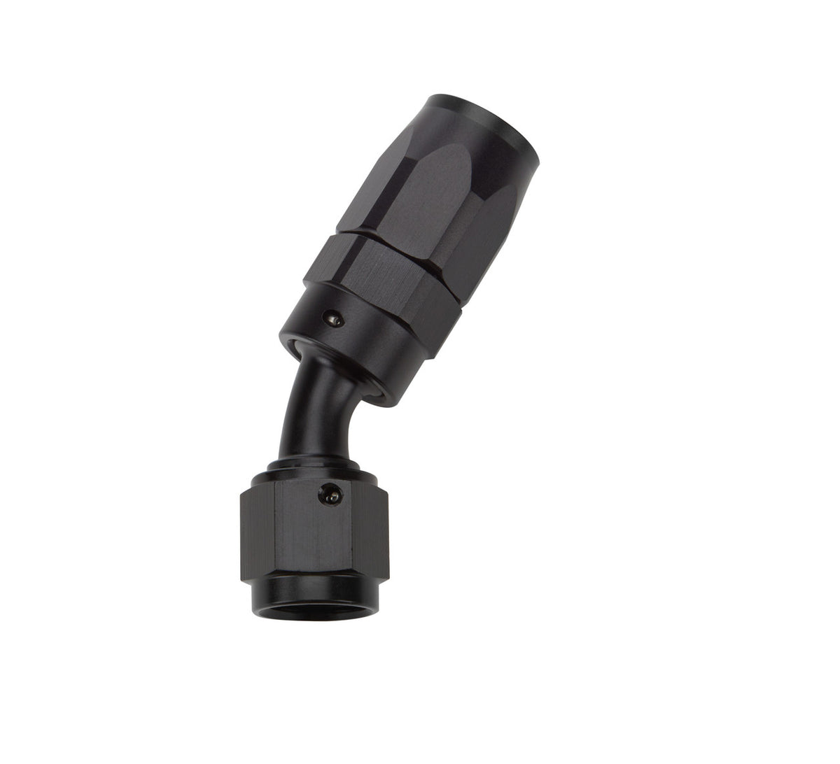 Allstar Performance Reusable Hose End Black 30 Deg Elbow -6 ALL49322