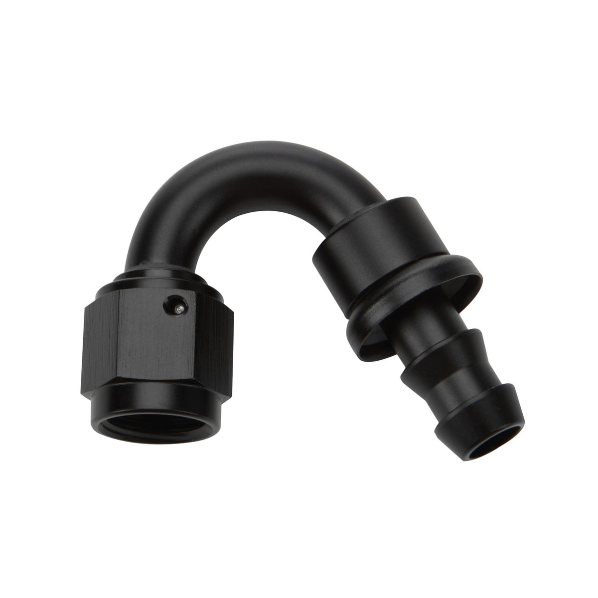 Allstar Performance Pushlock Hose End Black 150 Deg Elbow -10 ALL49474