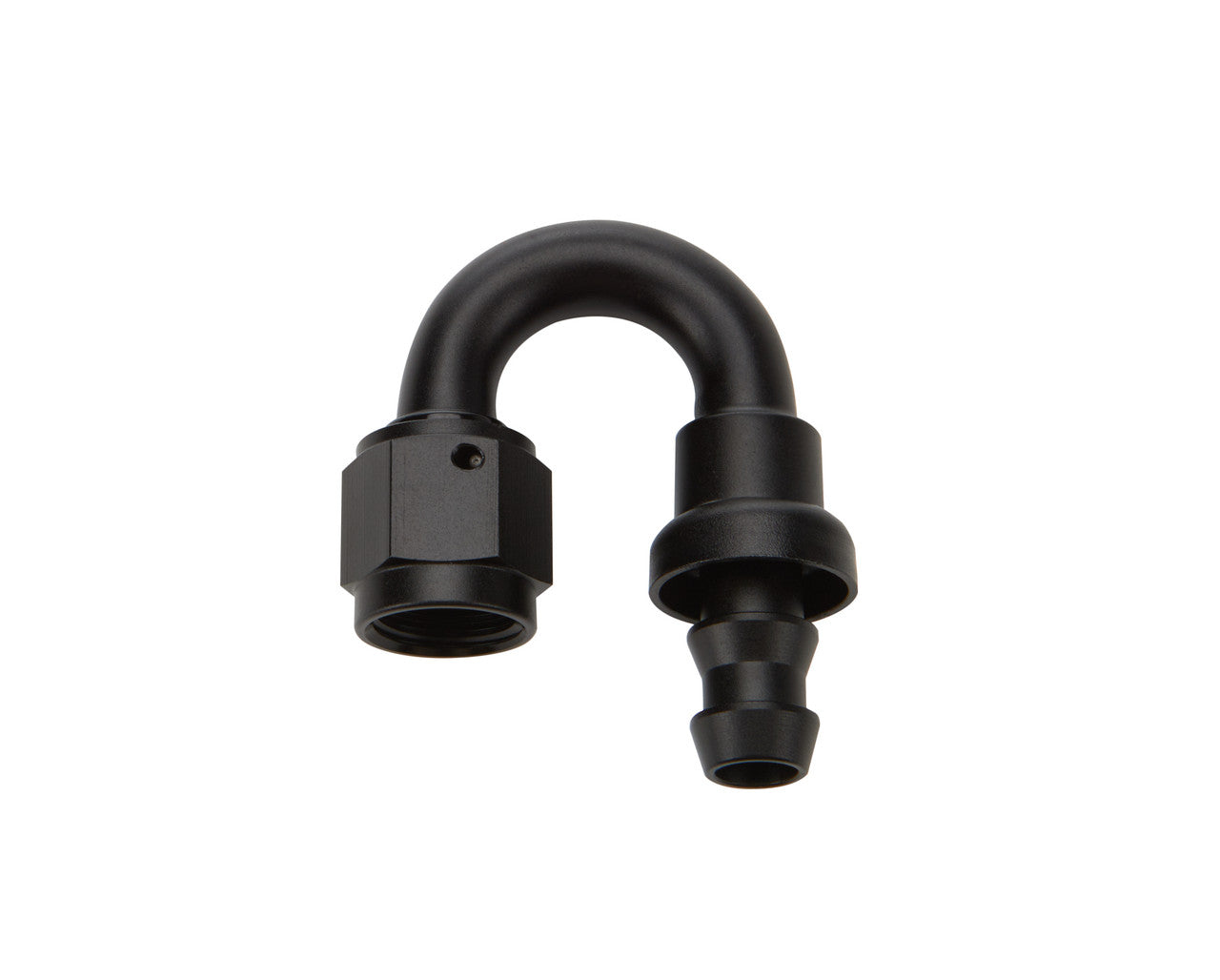 Allstar Performance Pushlock Hose End Black 180 Deg Elbow -6 ALL49482