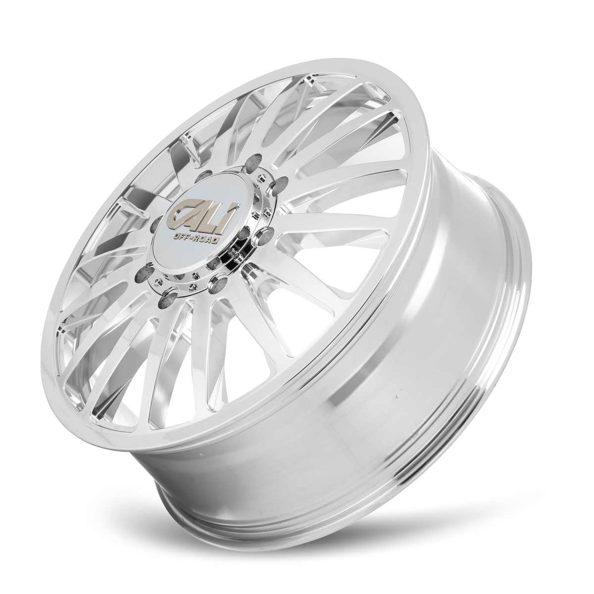 Cali Off-Road Summit Dually Front 20x8.25 8x200 115mm Polished Wheel 9110D-2877PMF115