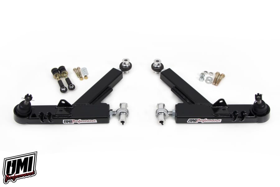 UMI Performance 2314-B Boxed Lower A-Arms Competition Rod Ends Black