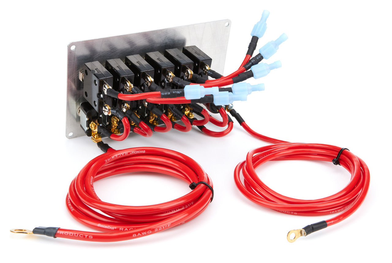 QuickCar 6 Switches & 1 Button w/Breakers