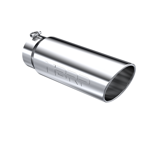 MBRP T5125 T304 Stainless Steel 5in Inlet 18in Length 6in Outer Diameter Angled ...