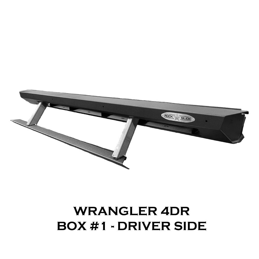 Rock Slide Engineering for 2026 Jeep JL 4 Door Step Sliders 3rd Gen Driver Side Sub Part