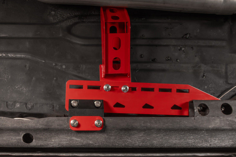 UMI Performance 3108-R Modular Adjustable Transmission Crossmember Red