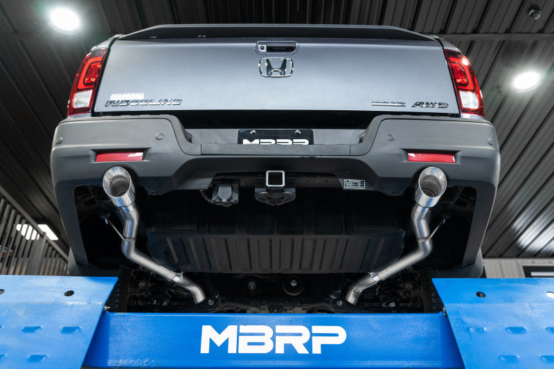 MBRP S5901AL Armor Lite Cat-Back Exhaust - Dual Rear Exit | 2021-2024 Honda Ridgeline 3.5L