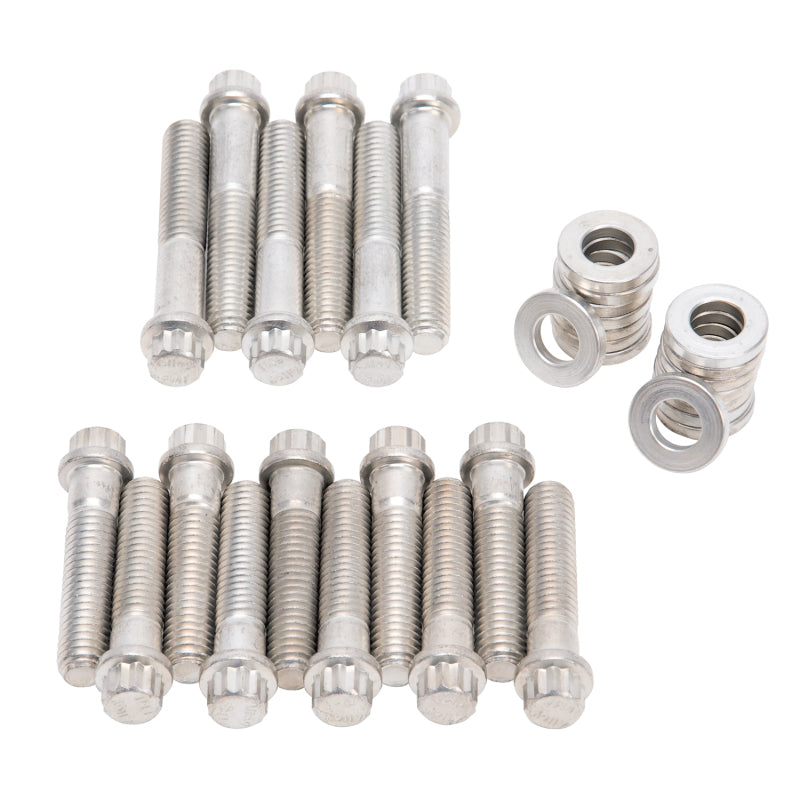 Edelbrock 8569 Plated Intake Bolt Kit for 2166