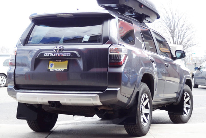 Rally Armor UR Mud Flaps - 2012-2024 Toyota 4Runner - Black/Red Logo - #MF48-UR-BLK/RD