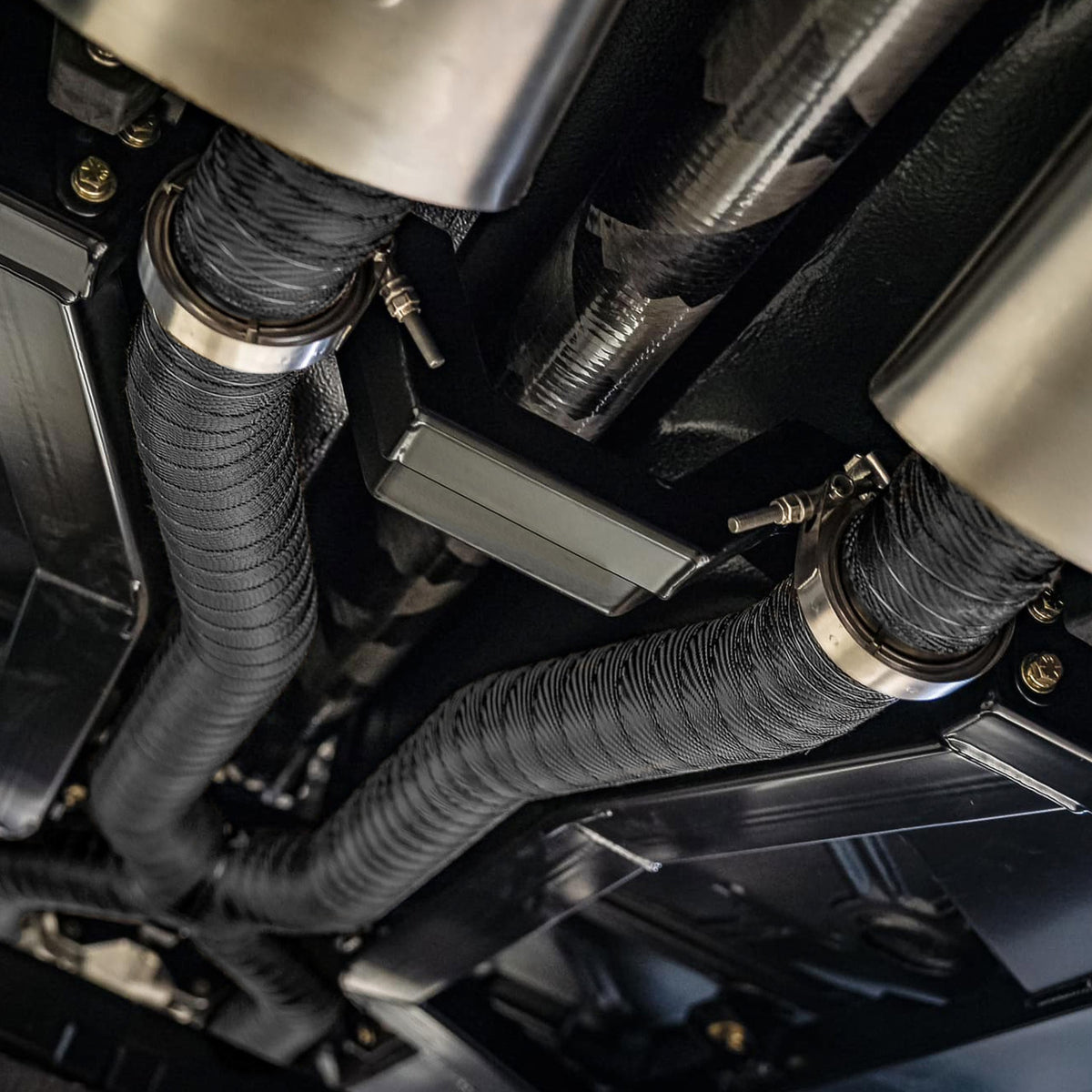 DEI Exhaust Wrap 2in x 100ft - Titanium - Black