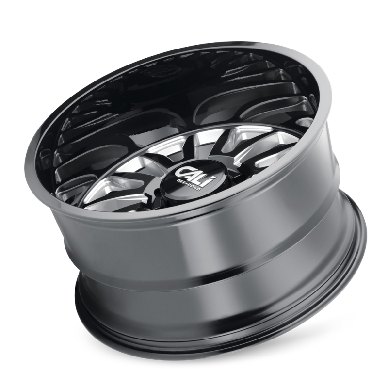 Cali Off-Road Summit 9110 26x14 8x165.1 -76mm Gloss Black Milled Wheel 9110-26481BM