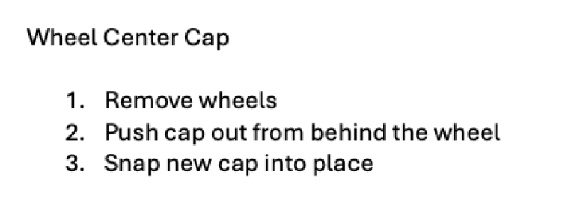 APR Center Cap (Use w/Flow Formed Wheels) - Floating & Self Leveling - Black
