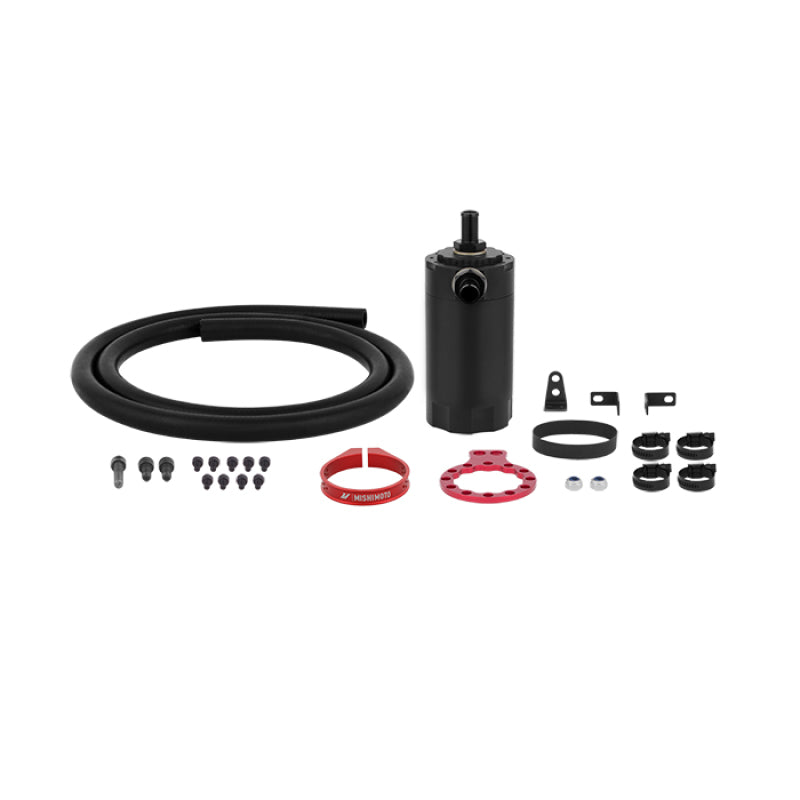 Mishimoto Universal Baffled Oil Catch Can - Red - #MMBCC-UNI-RD
