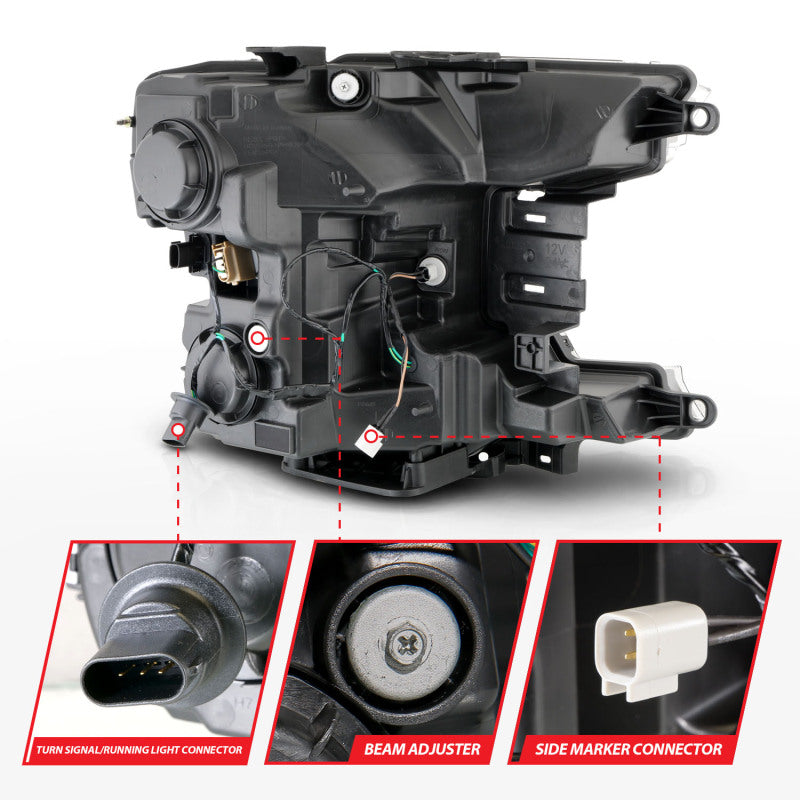 ANZO 2018-2020 Ford F-150 LED Projector Headlights