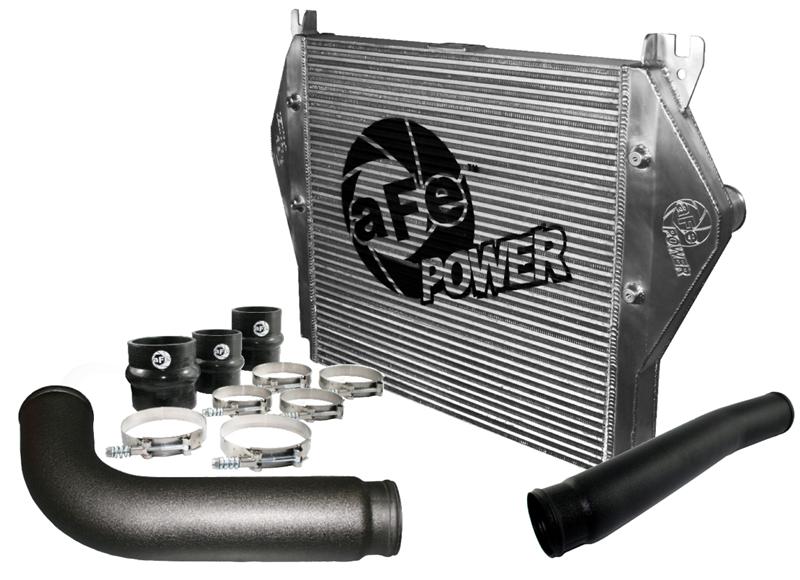 aFe Bladerunner 3in Black Intercooler Hot and Cold Side Tubes 14-15 Dodge Ram 1500 EcoDiesel V6 3.0L - #46-20174-B