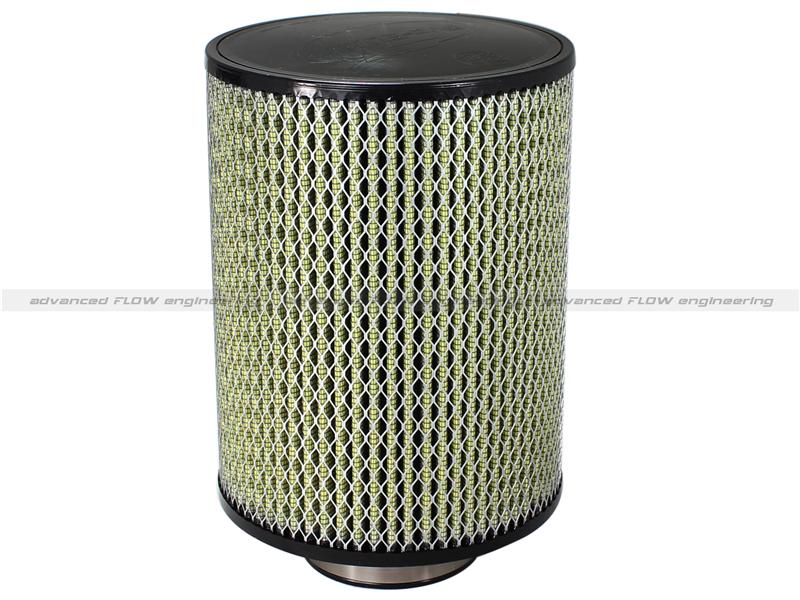 aFe Power Magnum FLOW Universal Air Filter w/Pro 5R Oiled Media - 3" Inlet, 9" Tall - #24-30028