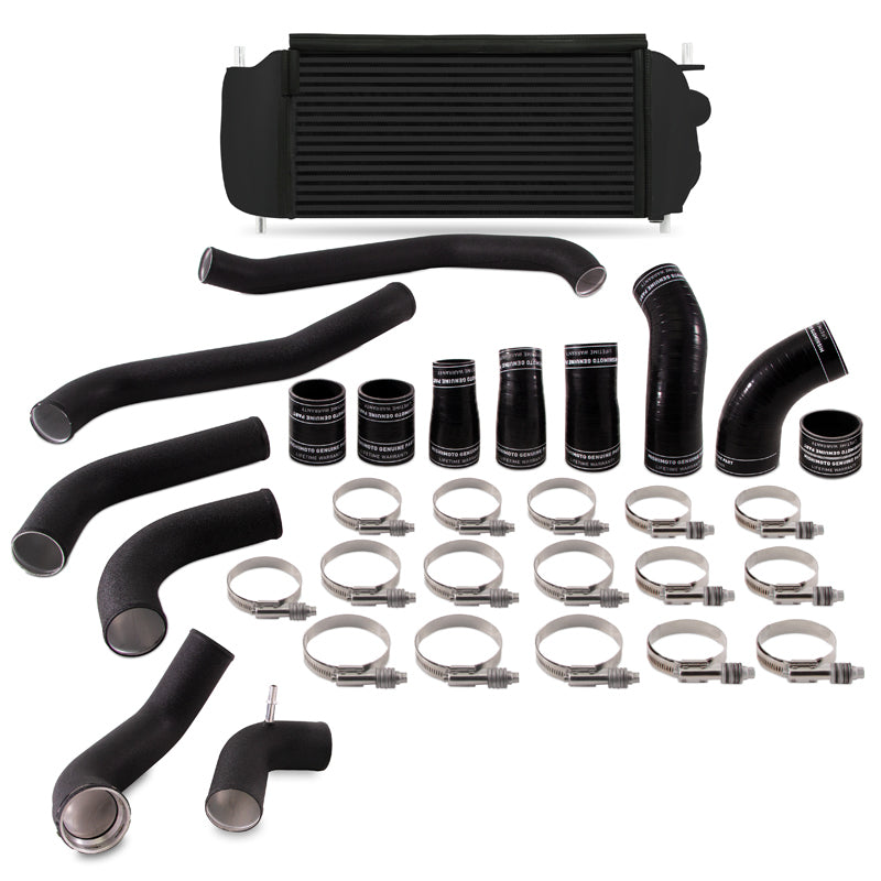 Mishimoto 2017+ Ford F150 3.5L EcoBoost Performance Intercooler Kit - Black Cooler Black Pipes - #MMINT-F35T-17KBBK