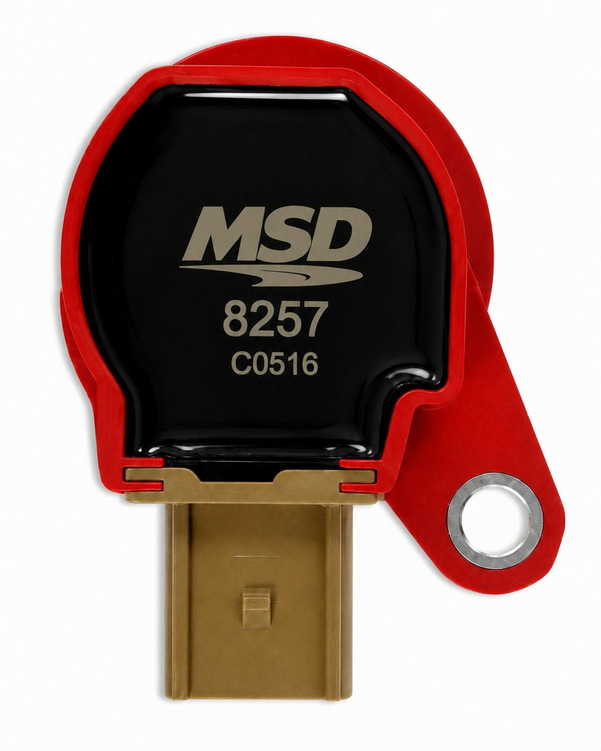 MSD 8257 Coil - for Ford EcoBoost - 3.5L V6 - 3-Pin Connector - Red