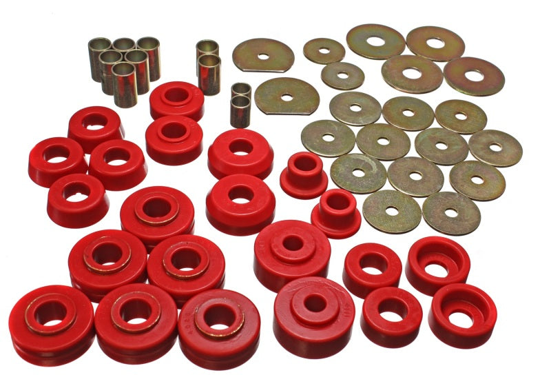 Energy Suspension for 65-70 Impala/Caprice Red Body Mount Set 3.4138R