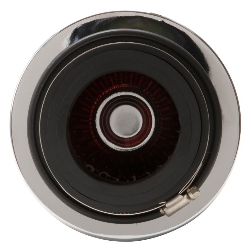 Edelbrock 43611 Air Filter Pro-Flo Series Conical 3.7 in Tall Red/Chrome