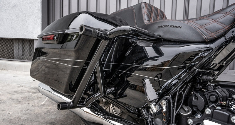 Burly Brand SA-3013-002 Brawler Kit Rear Black for 2014-2025 Harley-Davidson Touring