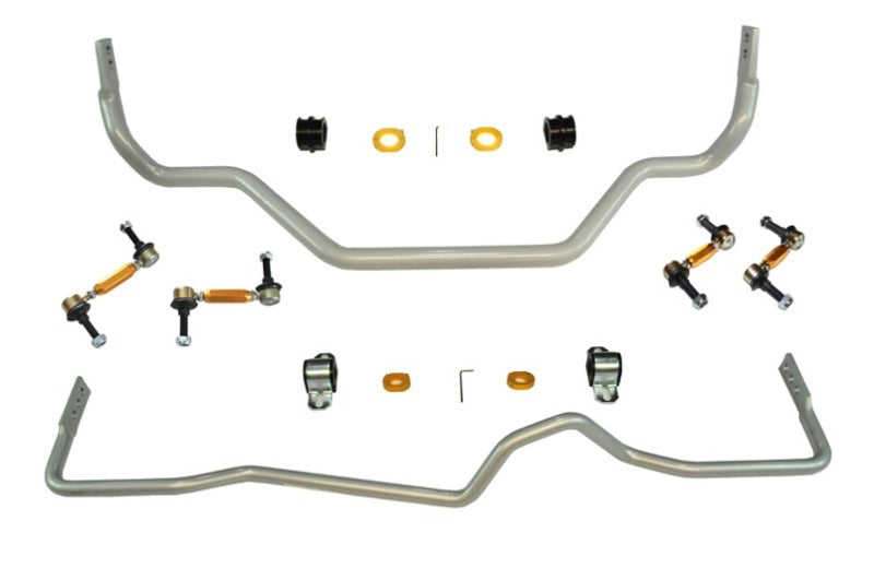 Whiteline BNK006 Front and Rear Sway Bar Assembly Kit for 2003-2009 Nissan 350Z, 2003-2006 Infiniti G35