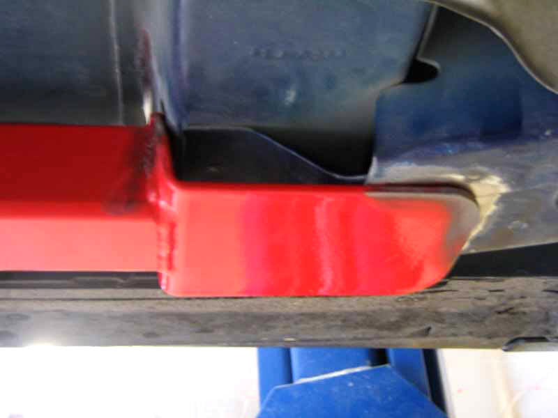 UMI Performance 2000-R Boxed Style Weld-In Subframe Connectors Red