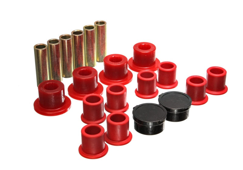Energy Suspension for 98-11 Ford Ranger Red Rear Leaf Spring Bushing Set 4.2154R
