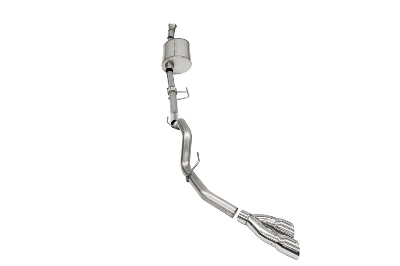 Corsa 2021-2026 Ford F-150 SuperCab/6.5in Bed 3.5L V6 Sport Cat-Back Single Side Exit-Polished