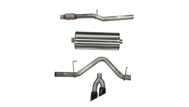 Corsa 19-26 Chevy Silverado 1500 5.3L Crew Cab Short Bed Sport Cat-Back Dual Rear Exit w/ Black Tips